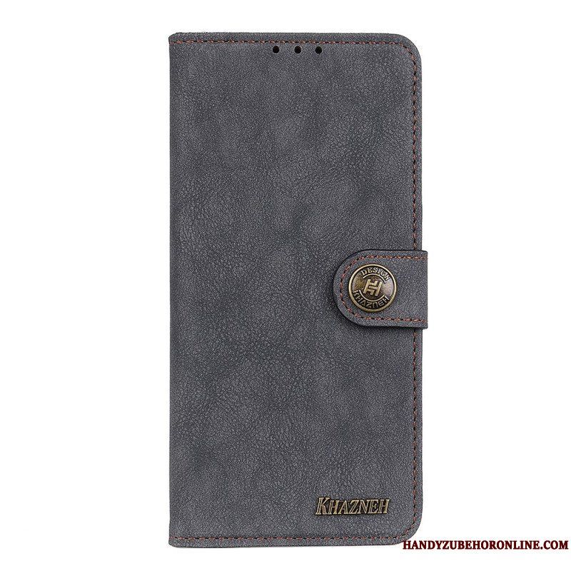 Fodral Xiaomi Redmi Note 11 / 11S Khazneh Retro Split Läder