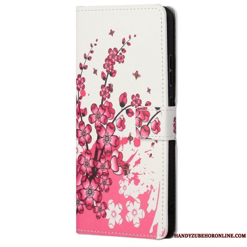 Fodral Xiaomi Redmi Note 11 / 11S Tropiska Blommor