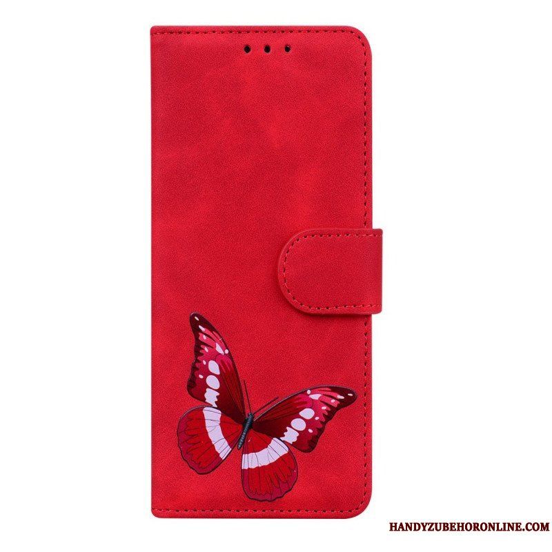 Fodral Xiaomi Redmi Note 11 Pro / 11 Pro 5G Skin-touch Butterfly