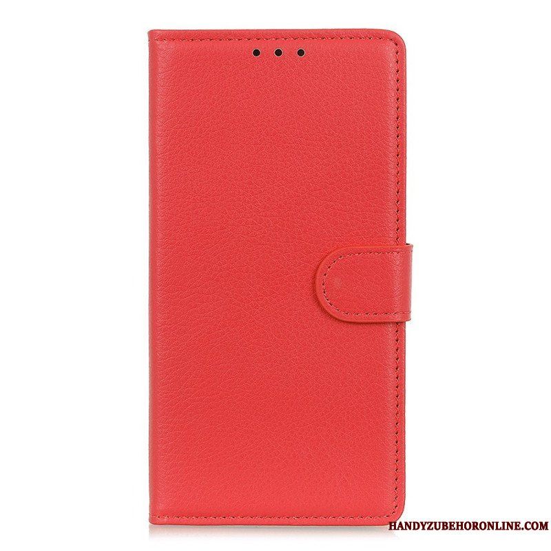 Folio-fodral Xiaomi Redmi Note 11 / 11S Traditionellt Litchi