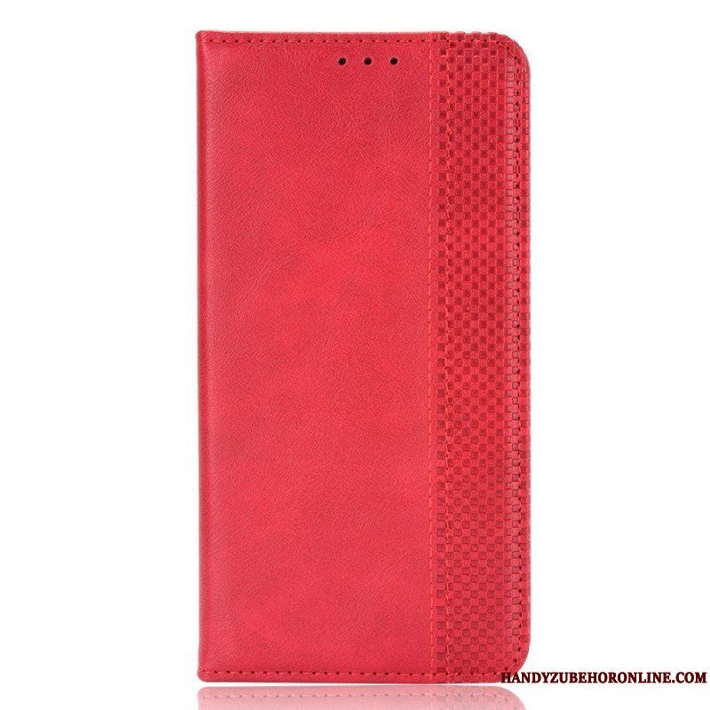 Folio-fodral Xiaomi Redmi Note 11 Pro / 11 Pro 5G Läderfodral Stiliserad Vintage Lädereffekt