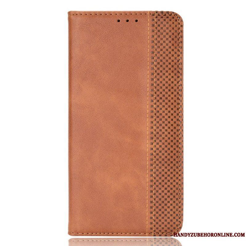 Folio-fodral Xiaomi Redmi Note 11 Pro / 11 Pro 5G Läderfodral Stiliserad Vintage Lädereffekt