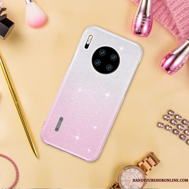 Skal Huawei Mate 30 Pro Kreativa Pulver Rosa, Fodral Huawei Mate 30 Pro Påsar Ny Fallskydd