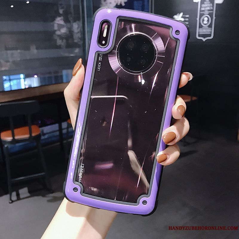 Skal Huawei Mate 30 Pro Mjuk Ny Enkel, Fodral Huawei Mate 30 Pro Påsar Fallskyddtelefon