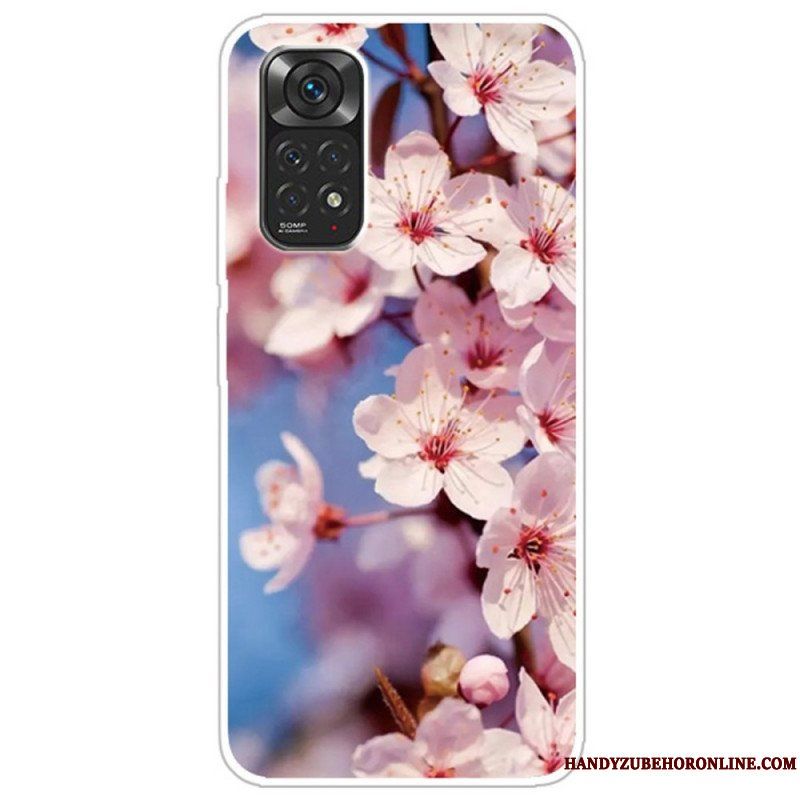 Skal Xiaomi Redmi Note 11 / 11S Realistiska Blommor